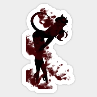 Demon Silhouette 1 Sticker